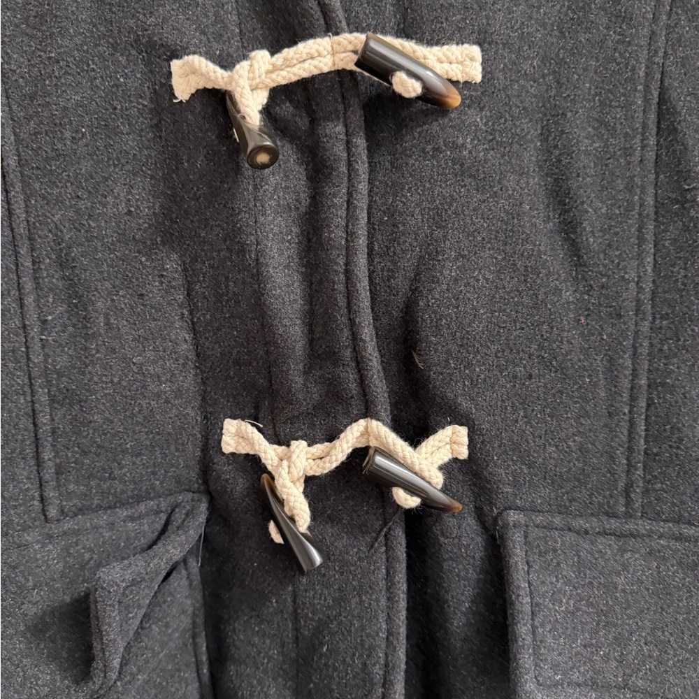 Thread & Supply Black Hooded Toggle Coat - Picture 2 of 4